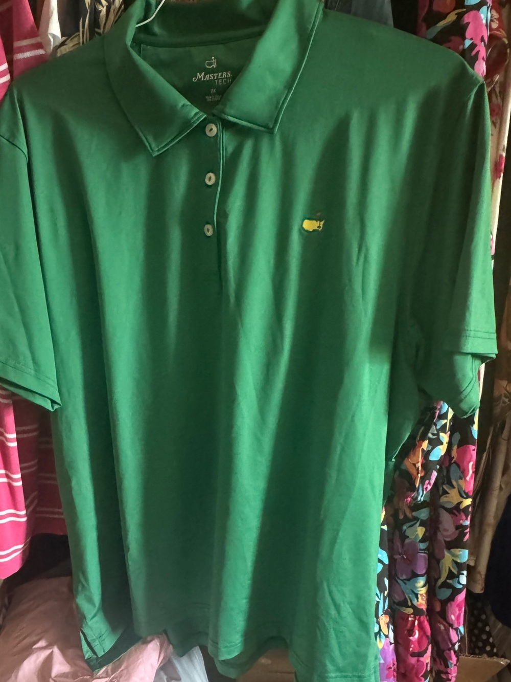 Masters Green Performance Polo Shirt - Picture 3 of 6